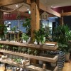 大型店舗の無印良品1/2サイズの家＆りくろーおじさんのチーズケーキ。